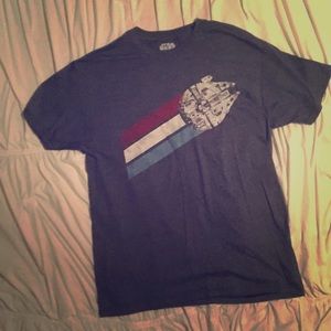 NWOT Retro Starwars Millennium Falcon Tee S: Large